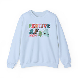 Festive AF Unisex Heavy Blend™ Crewneck Sweatshirt