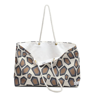 Giraffe Print Weekender Bag