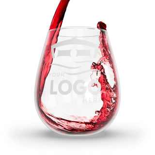 Custom Stemless Wine Glass, 11.75oz