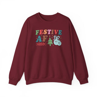 Festive AF Unisex Heavy Blend™ Crewneck Sweatshirt