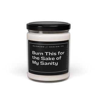 For The Sake Of Sanity Scented Soy Candle