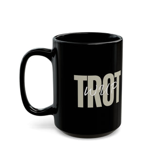 Wup Trot Black Mug