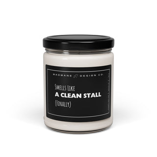 Clean Stall Smell Scented Soy Candle