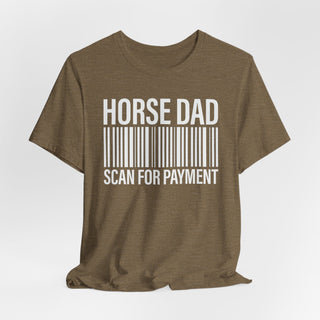 Horse Dad Unisex Jersey T-Shirt