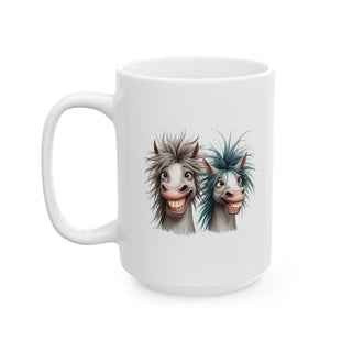 Crazy Horse Ceramic Mug, (11oz, 15oz)