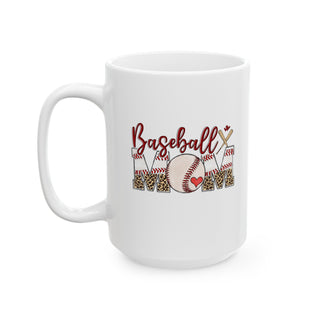 Baseball Mom Ceramic Mug, (11oz, 15oz)