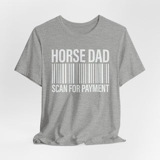 Horse Dad Unisex Jersey T-Shirt