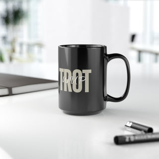 Wup Trot Black Mug