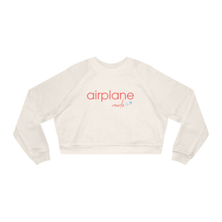 Airplane Mode Women's Cropped Fleece Pullover